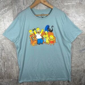 The Simpsons 20th anniversary edition blue cotton t-shirt Woman's Size XXL